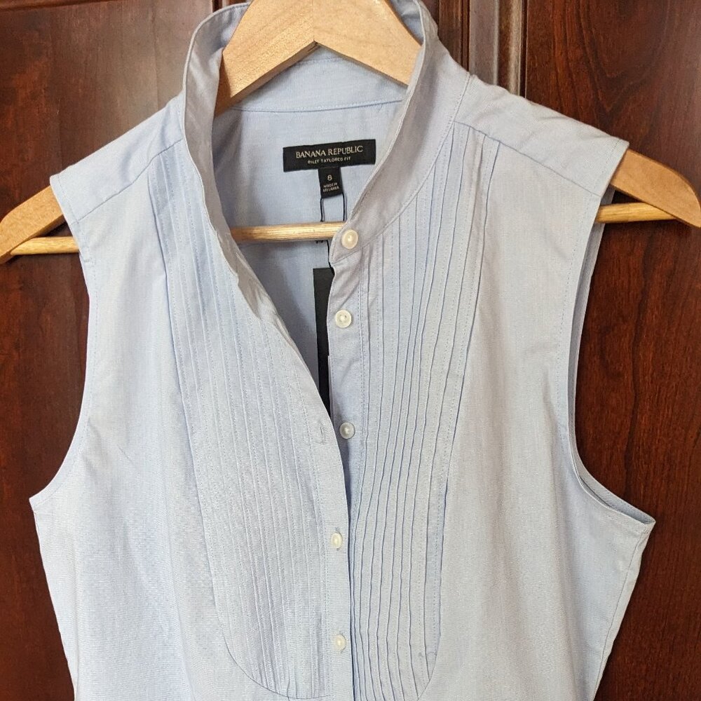 Banana Republic Riley Tailored Sleeveless Shirt - NWT